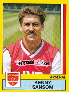 Sticker Kenny Sansom - UK Football 1986-1987 n. 9 - Panini