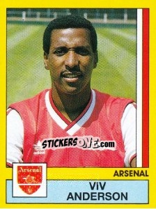 Sticker Viv Anderson - UK Football 1986-1987 n. 10 - Panini