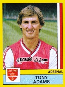 Cromo Tony Adams - UK Football 1986-1987 - Panini