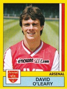 Sticker David O'Leary - UK Football 1986-1987 n. 12 - Panini
