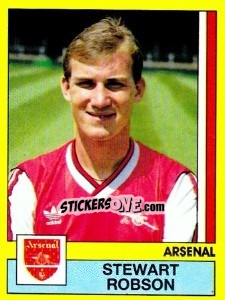 Cromo Stewart Robson - UK Football 1986-1987 - Panini