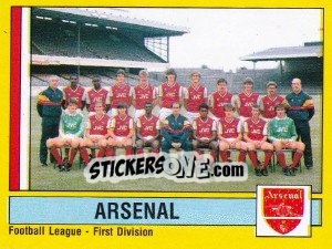 Sticker Team Photo - UK Football 1986-1987 - Panini