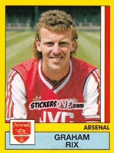 Sticker Graham Rix - UK Football 1986-1987 n. 16 - Panini