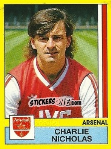 Cromo Charlie Nicholas - UK Football 1986-1987 - Panini