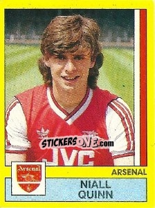 Sticker Niall Quinn - UK Football 1986-1987 n. 19 - Panini