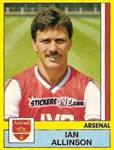 Sticker Ian Allinson - UK Football 1986-1987 n. 20 - Panini