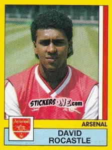Sticker David Rocastle - UK Football 1986-1987 n. 21 - Panini