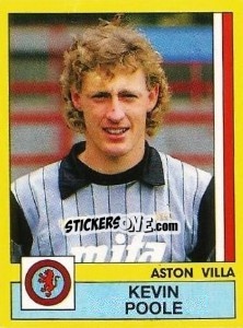 Figurina Kevin Poole - UK Football 1986-1987 - Panini