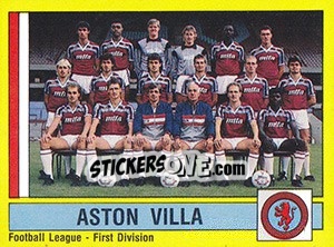 Sticker Team Photo - UK Football 1986-1987 - Panini