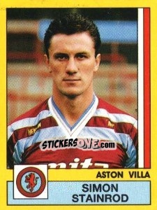 Sticker Simon Stainrod - UK Football 1986-1987 - Panini