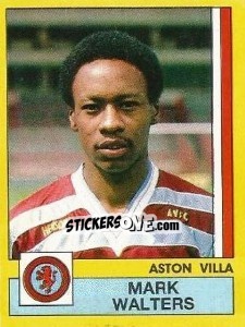 Sticker Mark Walters - UK Football 1986-1987 n. 37 - Panini
