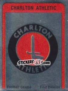Sticker Charlton Athletic Badge - UK Football 1986-1987 - Panini
