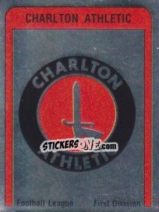 Sticker Charlton Athletic Badge - UK Football 1986-1987 n. 38 - Panini