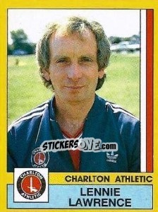 Sticker Lennie Lawrence - UK Football 1986-1987 n. 39 - Panini