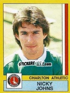 Sticker Nicky Johns - UK Football 1986-1987 n. 40 - Panini