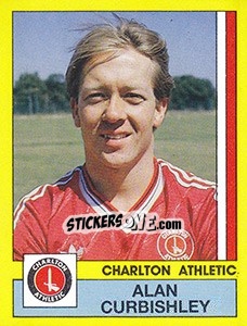 Cromo Alan Curbishley - UK Football 1986-1987 - Panini