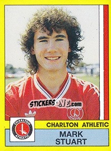 Sticker Mark Stuart - UK Football 1986-1987 - Panini
