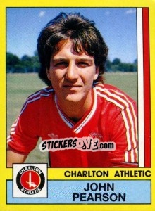 Sticker John Pearson - UK Football 1986-1987 n. 51 - Panini