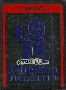 Sticker Chelsea Badge - UK Football 1986-1987 - Panini