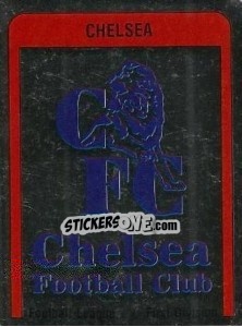 Sticker Chelsea Badge - UK Football 1986-1987 n. 54 - Panini