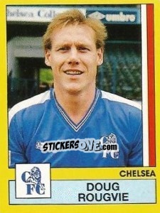 Sticker Doug Rougvie - UK Football 1986-1987 - Panini