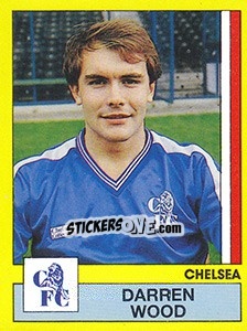 Sticker Darren Wood - UK Football 1986-1987 n. 60 - Panini