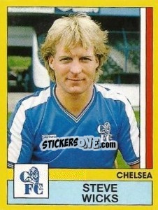 Sticker Steve Wicks - UK Football 1986-1987 n. 61 - Panini