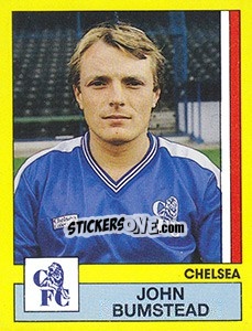 Cromo John Bumstead - UK Football 1986-1987 - Panini