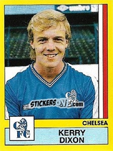 Figurina Kerry Dixon - UK Football 1986-1987 n. 69 - Panini