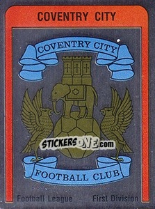 Cromo Coventry City Badge - UK Football 1986-1987 n. 70 - Panini