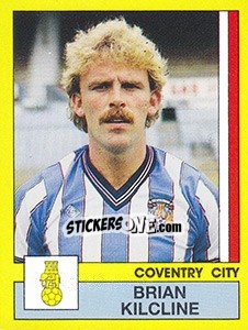 Sticker Brian Kilcline - UK Football 1986-1987 n. 75 - Panini