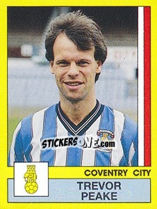 Cromo Trevor Peake - UK Football 1986-1987 - Panini