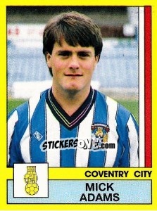 Sticker Mick Adams - UK Football 1986-1987 n. 77 - Panini