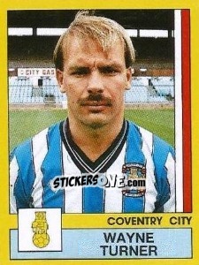 Sticker Wayne Turner - UK Football 1986-1987 n. 78 - Panini