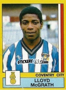 Sticker Lloyd McGrath - UK Football 1986-1987 - Panini