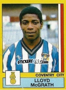 Sticker Lloyd McGrath - UK Football 1986-1987 n. 80 - Panini