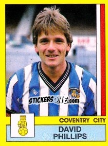 Sticker David Phillips - UK Football 1986-1987 - Panini