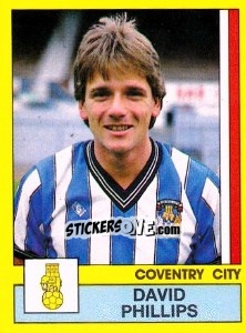 Sticker David Phillips - UK Football 1986-1987 n. 82 - Panini