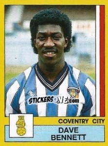 Sticker Dave Bennett - UK Football 1986-1987 - Panini