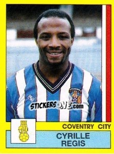 Sticker Cyrille Regis - UK Football 1986-1987 n. 84 - Panini