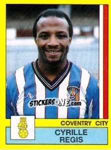 Cromo Cyrille Regis - UK Football 1986-1987 - Panini