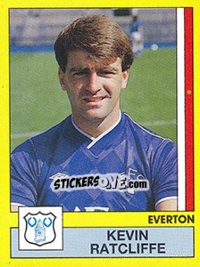 Cromo Kevin Ratcliffe - UK Football 1986-1987 n. 91 - Panini