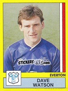 Figurina Dave Watson - UK Football 1986-1987 - Panini