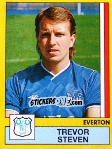 Figurina Trevor Steven - UK Football 1986-1987 - Panini