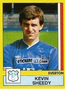 Figurina Kevin Sheedy - UK Football 1986-1987 - Panini