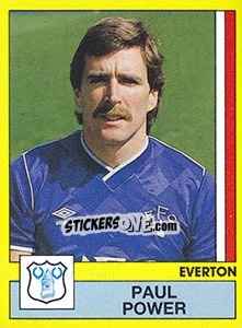 Sticker Paul Power - UK Football 1986-1987 n. 98 - Panini