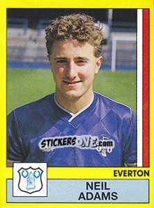 Sticker Neil Adams - UK Football 1986-1987 - Panini