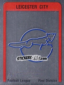Sticker Leicester City Badge - UK Football 1986-1987 - Panini