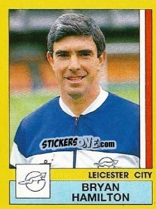 Sticker Bryan Hamilton - UK Football 1986-1987 - Panini