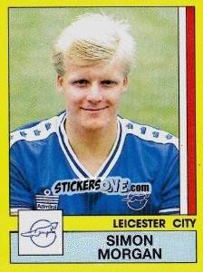 Sticker Simon Morgan - UK Football 1986-1987 - Panini